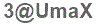 The text to enter in the texbox below is: 3@UmaX
