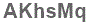The text to enter in the texbox below is: AKhsMq