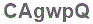The text to enter in the texbox below is: CAgwpQ
