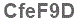 The text to enter in the texbox below is: CfeF9D