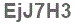 The text to enter in the texbox below is: EjJ7H3