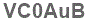 The text to enter in the texbox below is: VC0AuB