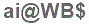 The text to enter in the texbox below is: ai@WB$