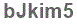 The text to enter in the texbox below is: bJkim5