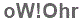 The text to enter in the texbox below is: oW!Ohr