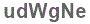 The text to enter in the texbox below is: udWgNe