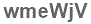 The text to enter in the texbox below is: wmeWjV