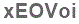 The text to enter in the texbox below is: xEOVoi